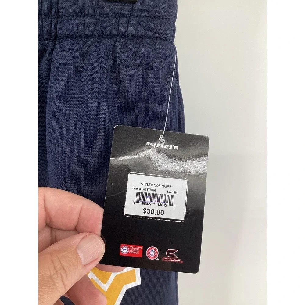 Youth Colosseum West Virginia Mountaineers Performance Sweatpants  Navy Small